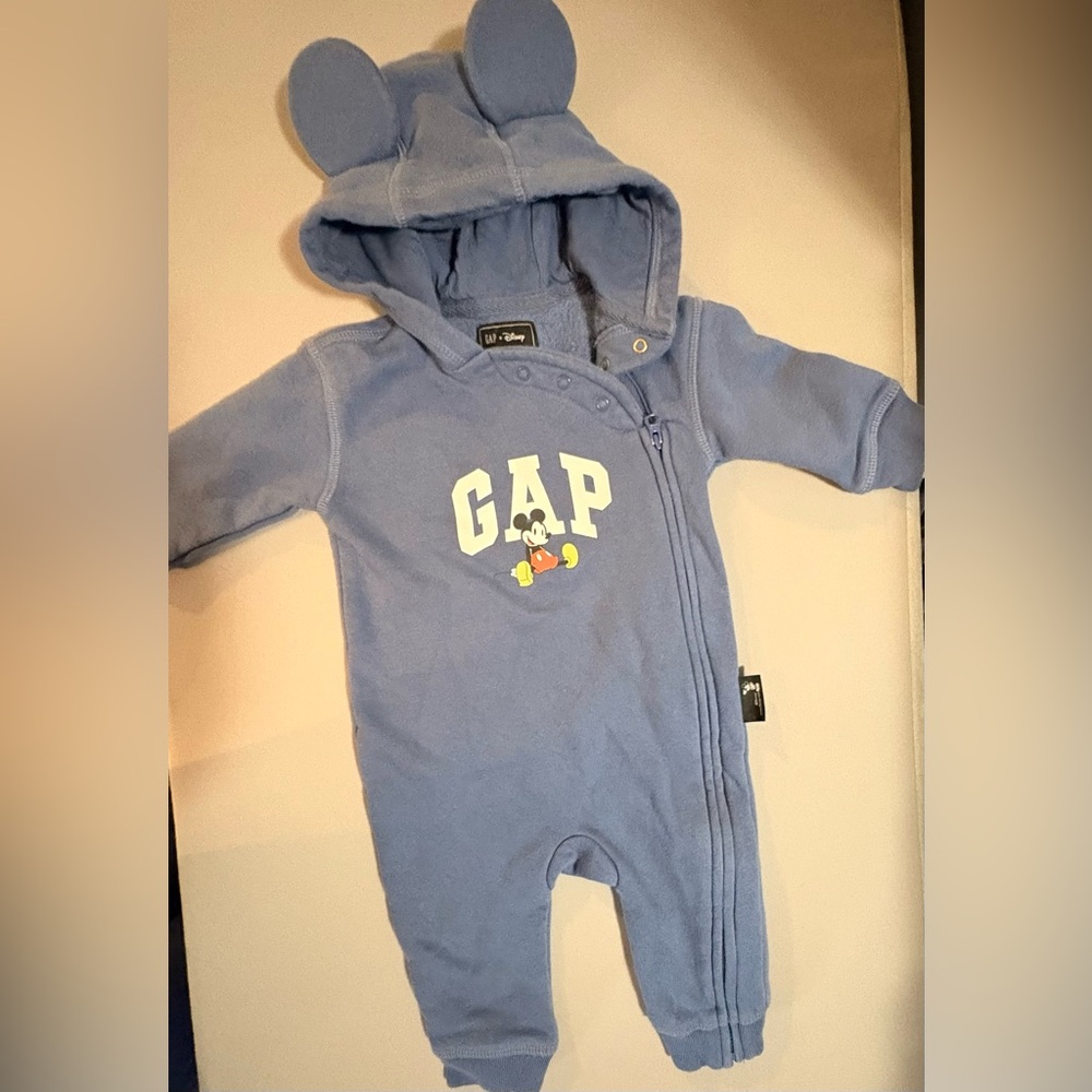 Excellent condition GAP Blue Kids One Piece with Ears